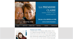 Desktop Screenshot of lapremiereclasse.com