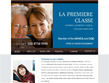 Tablet Screenshot of lapremiereclasse.com